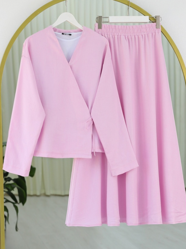 Ensemble kimono-jupe