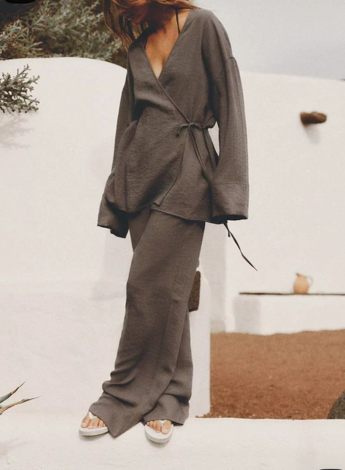 Ensemble kimono-pantalon