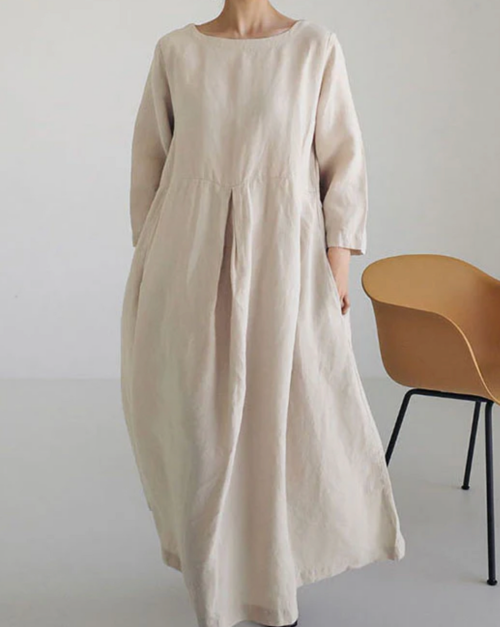 Robe simple en lin