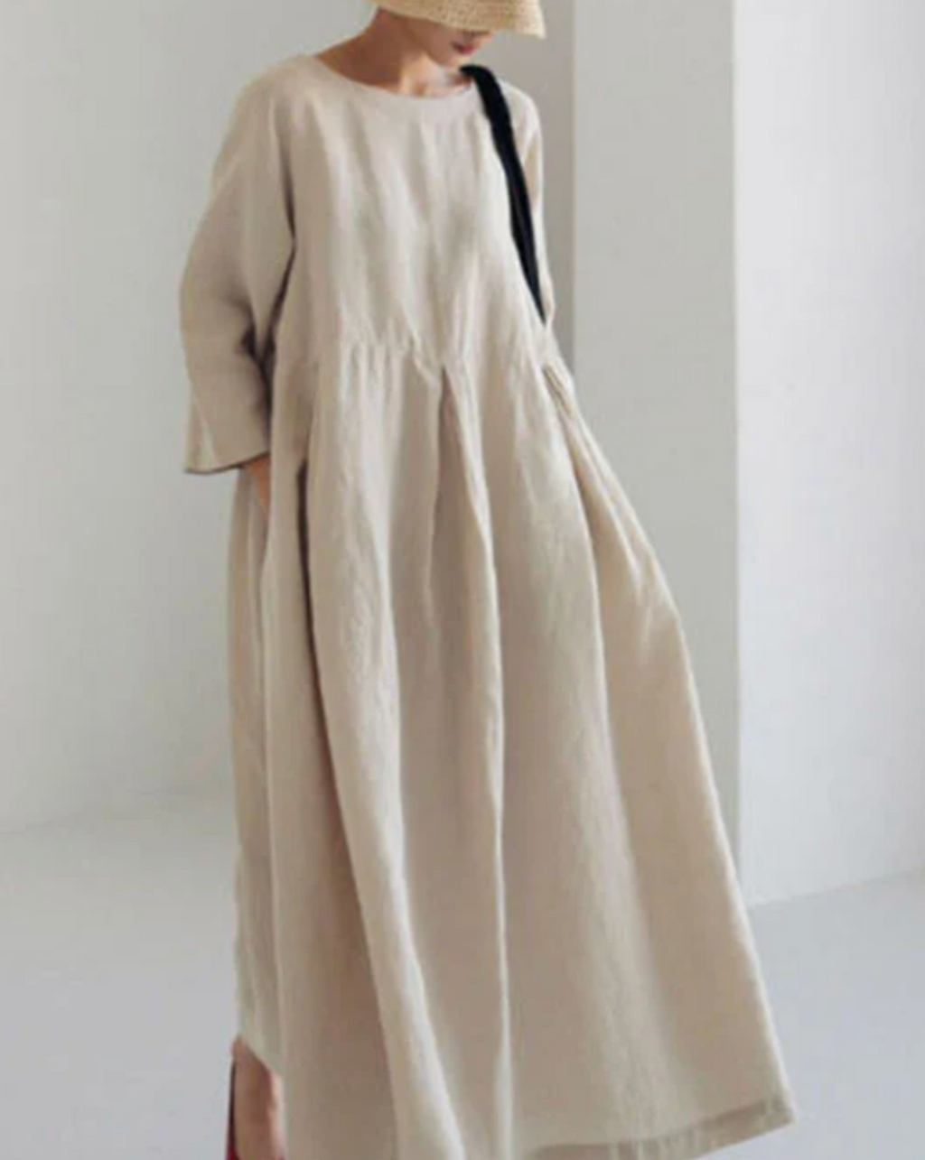 Robe simple en lin