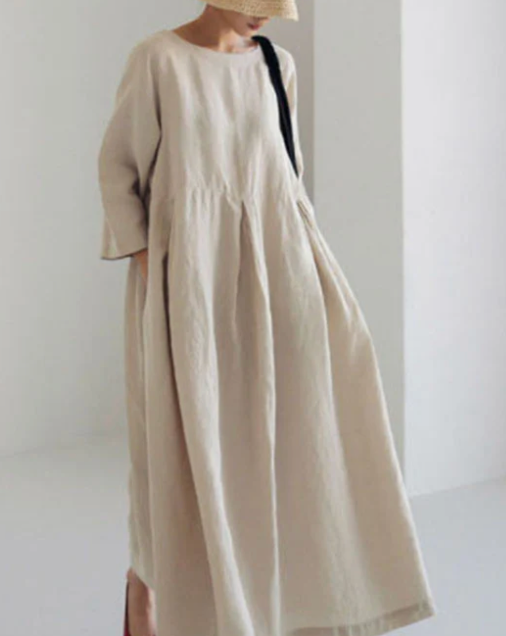 Robe simple en lin
