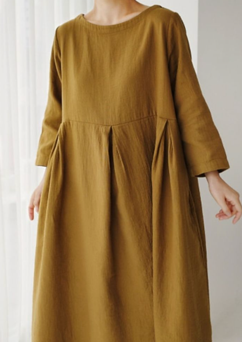 Robe simple en lin