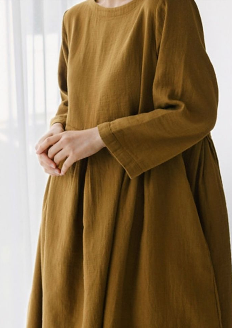 Robe simple en lin