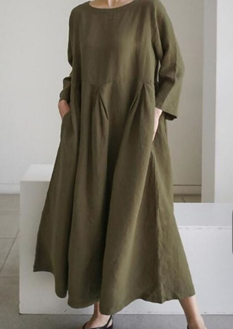 Robe simple en lin