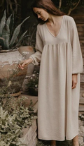 Robe  simple en crepe