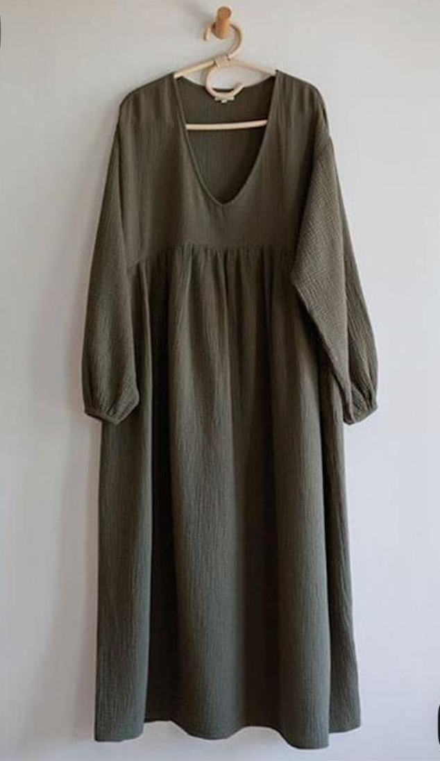 Robe  simple en crepe