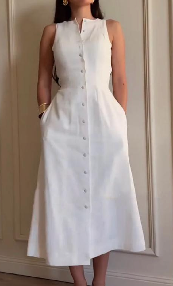 Robe Élégance Boutonnée