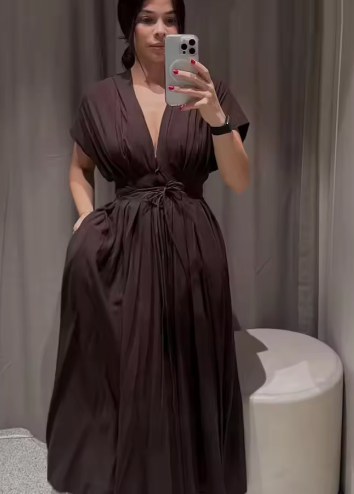Robe  décontractée Col  V