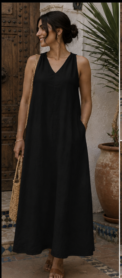 Robe Longue en Lin