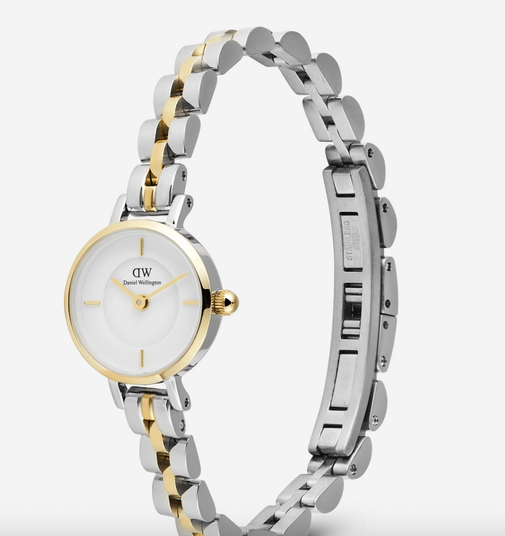 Petite Mini Arch 3-Link Two Tone Gold