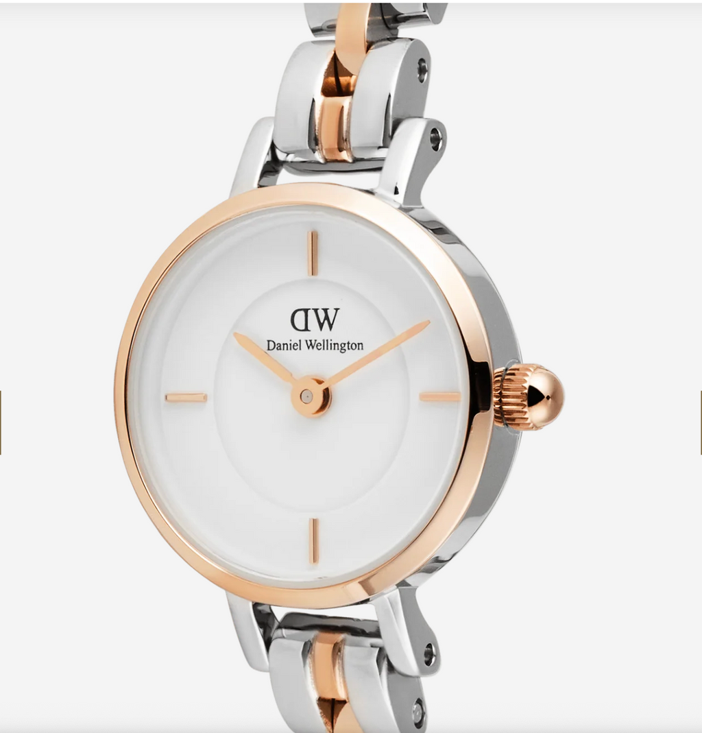 Petite Mini Arch 3-Link Two Tone Rose Gold