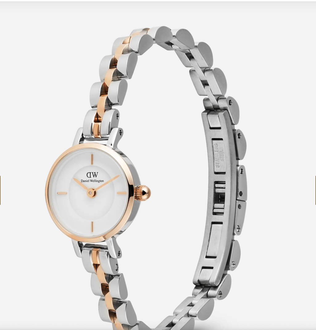 Petite Mini Arch 3-Link Two Tone Rose Gold