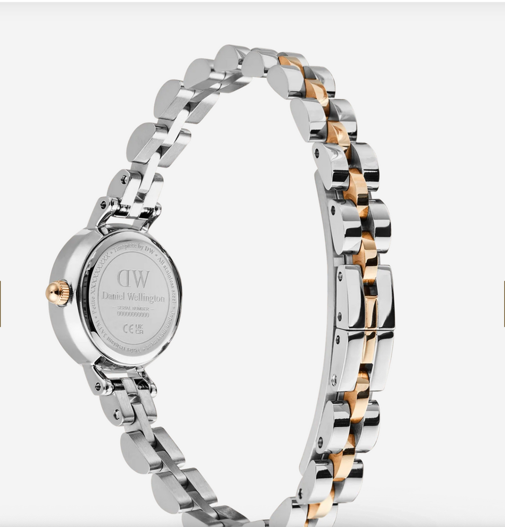 Petite Mini Arch 3-Link Two Tone Rose Gold