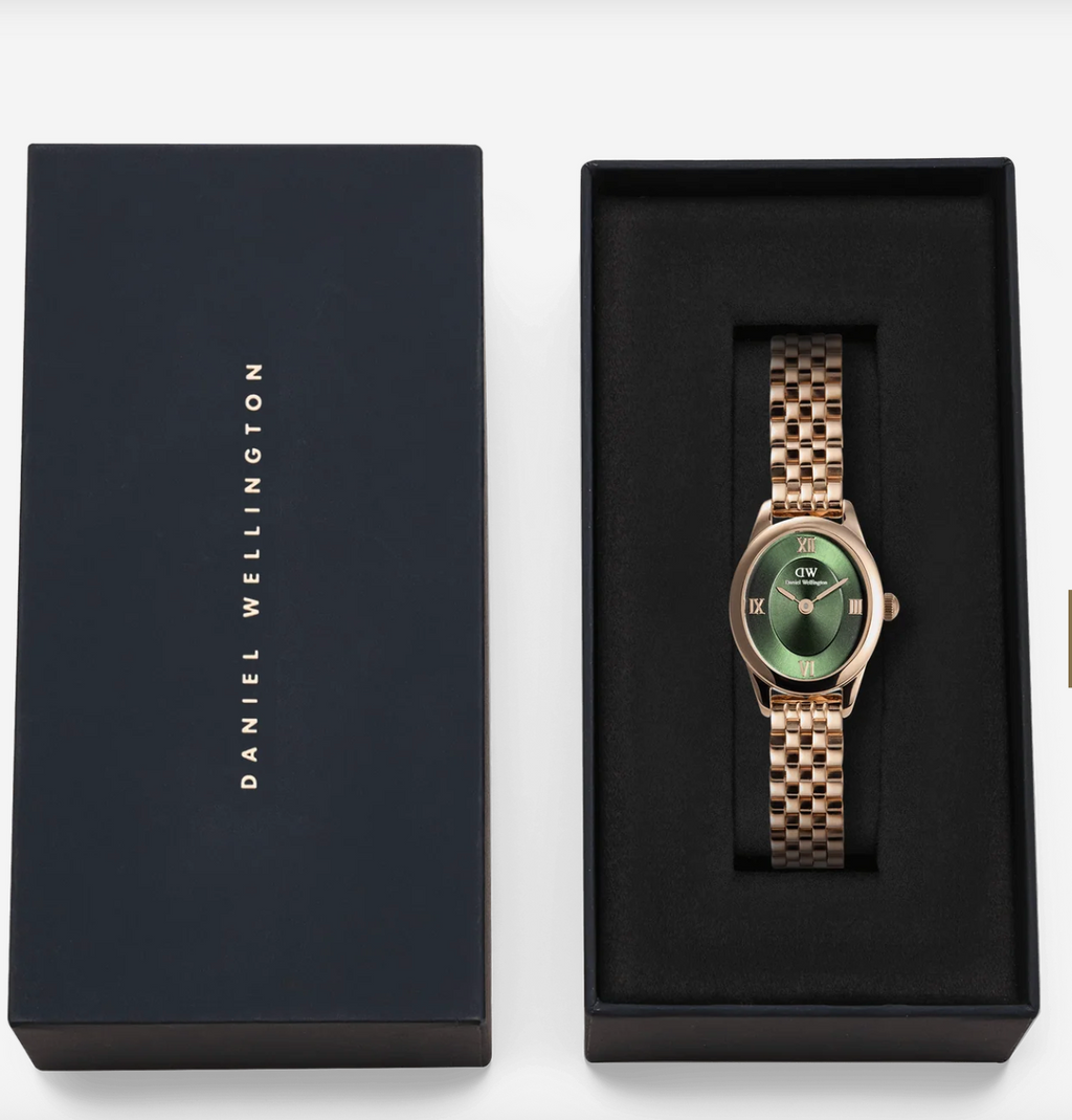 Ophelia Mini Emerald Rose Gold
