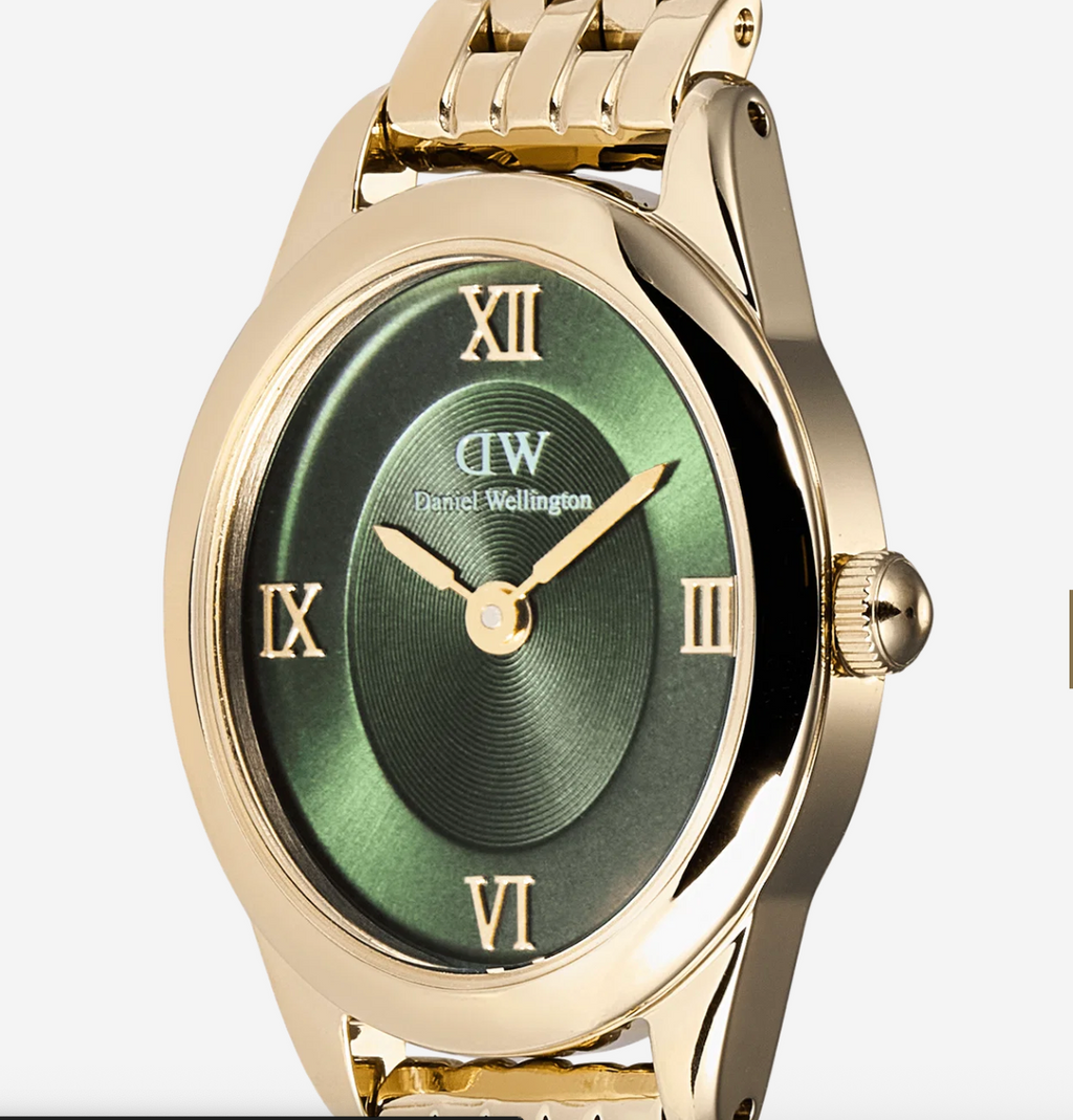 Ophelia Mini Emerald Gold