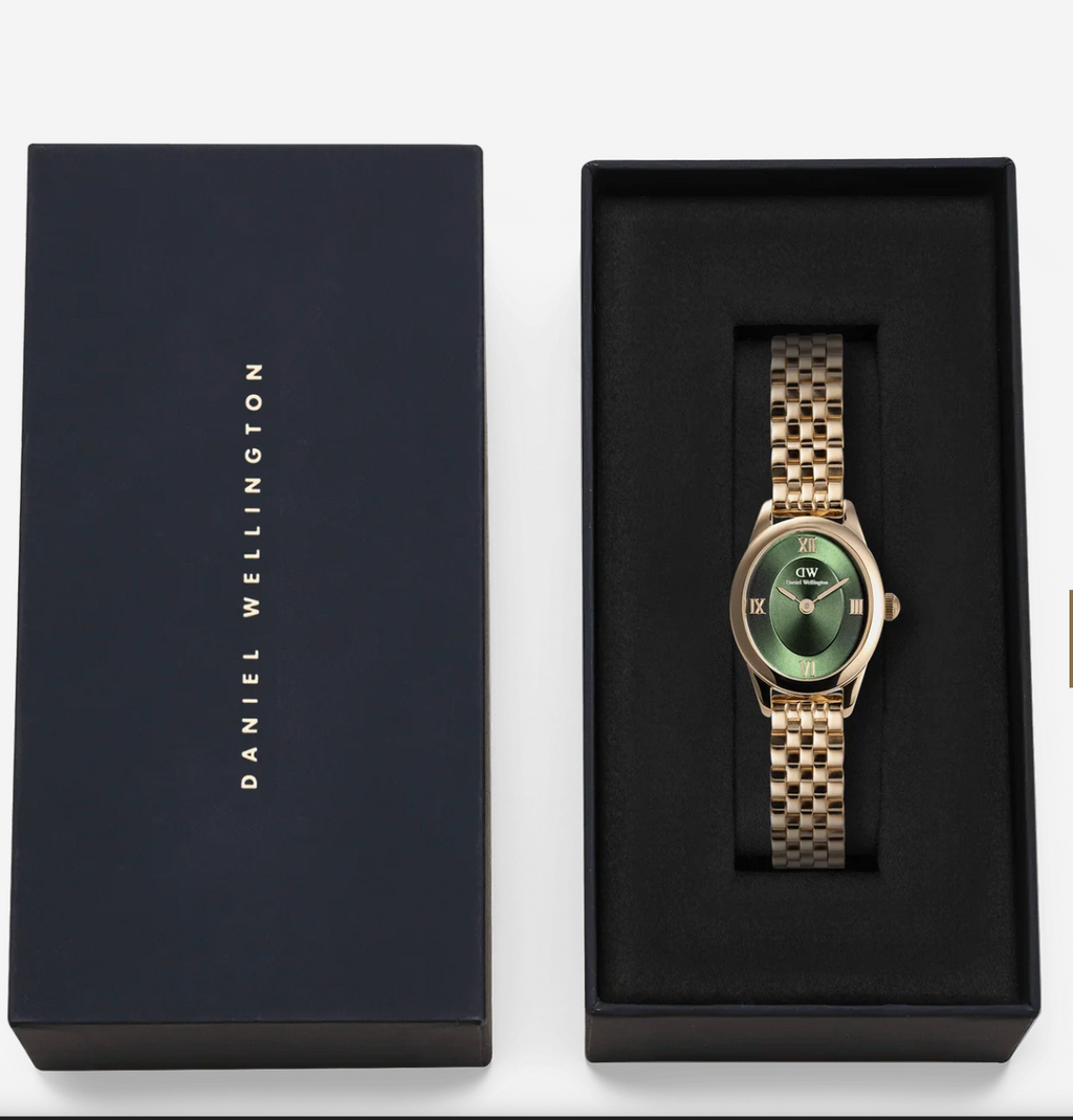 Ophelia Mini Emerald Gold