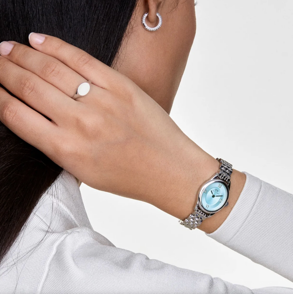Ophelia Mini Ice Blue Silver