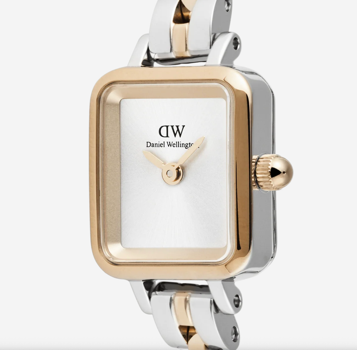 Quadro Mini Arch 3-Link Two Tone Rose Gold