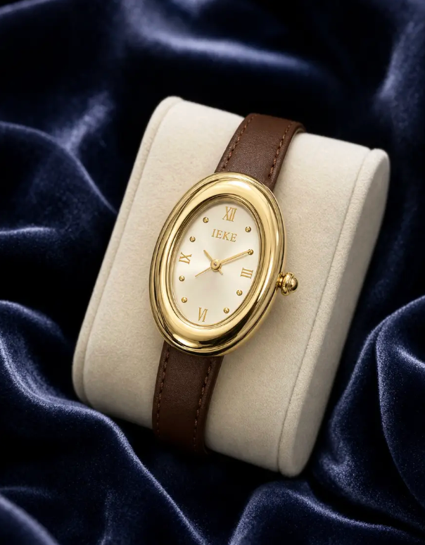Montre  IEKE Ovale Crème