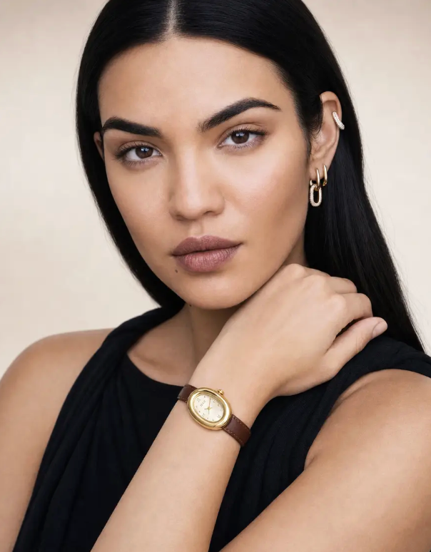 Montre  IEKE Ovale Crème