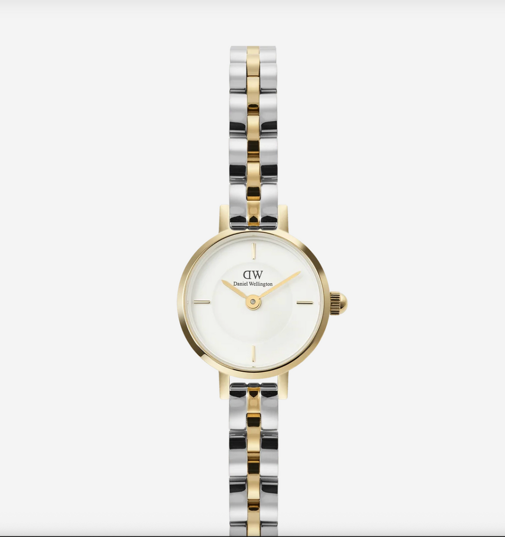 Petite Mini Arch 3-Link Two Tone Gold