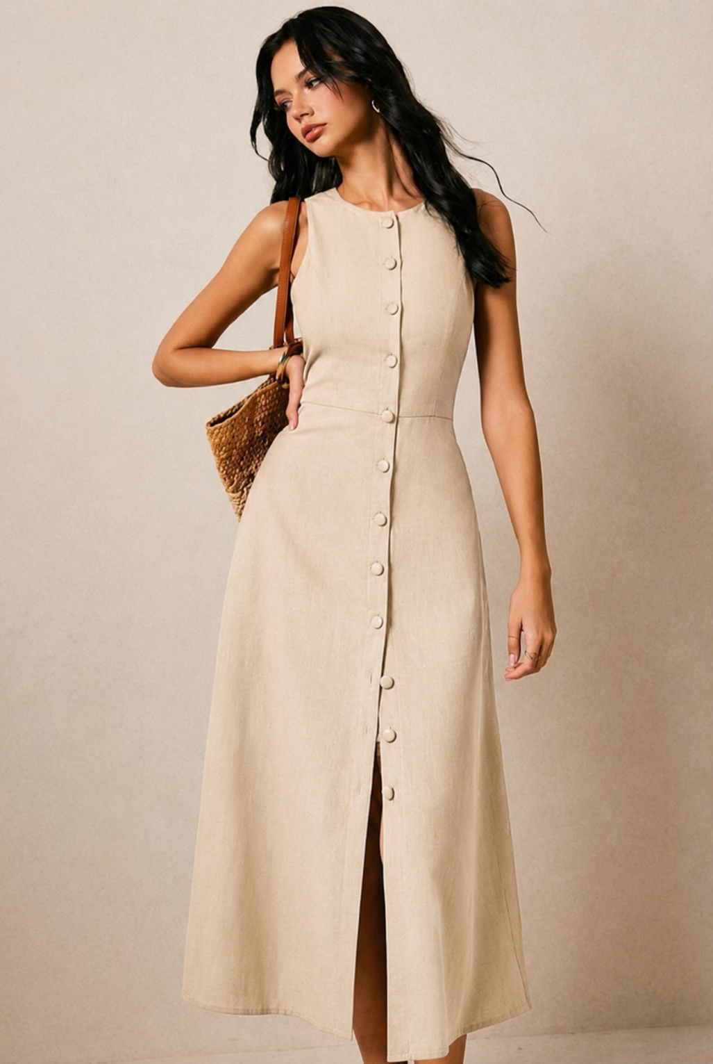 Robe Élégance Boutonnée