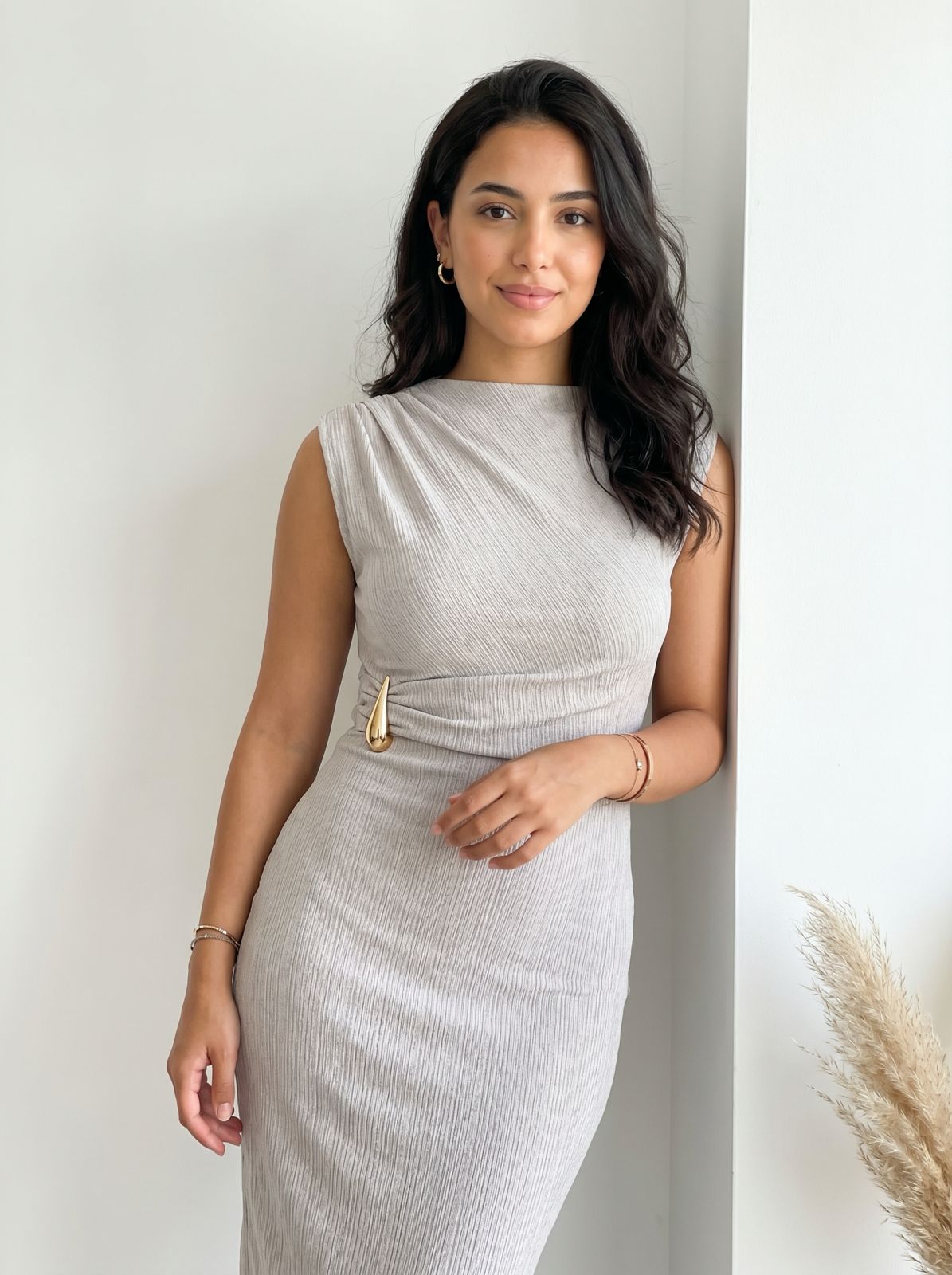 Robe Élégance Plissée