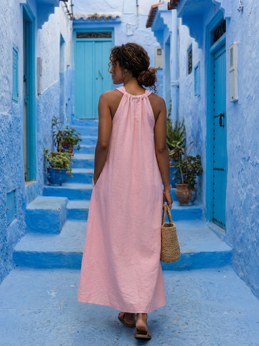 Robe Longue en Lin