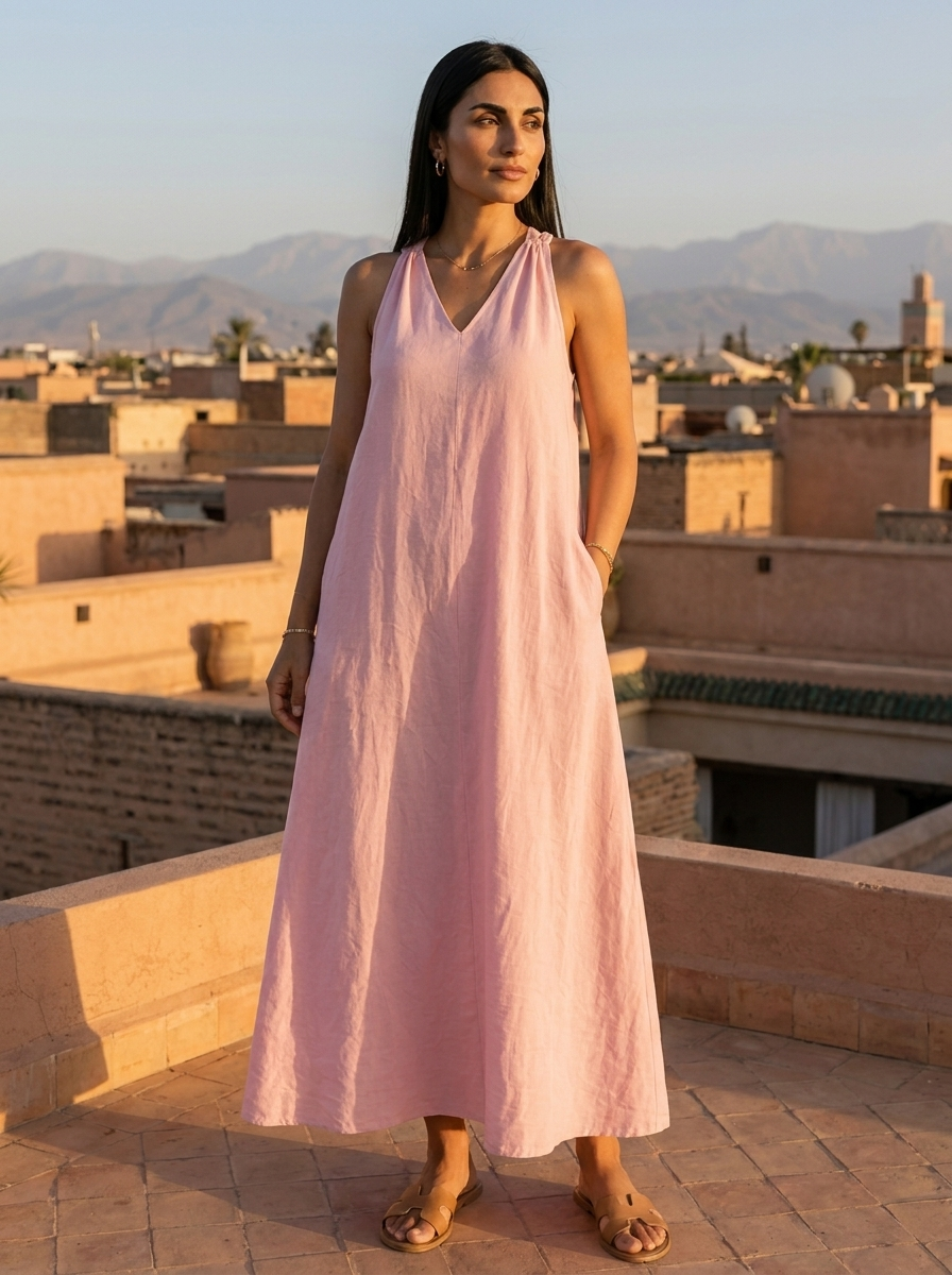Robe Longue en Lin