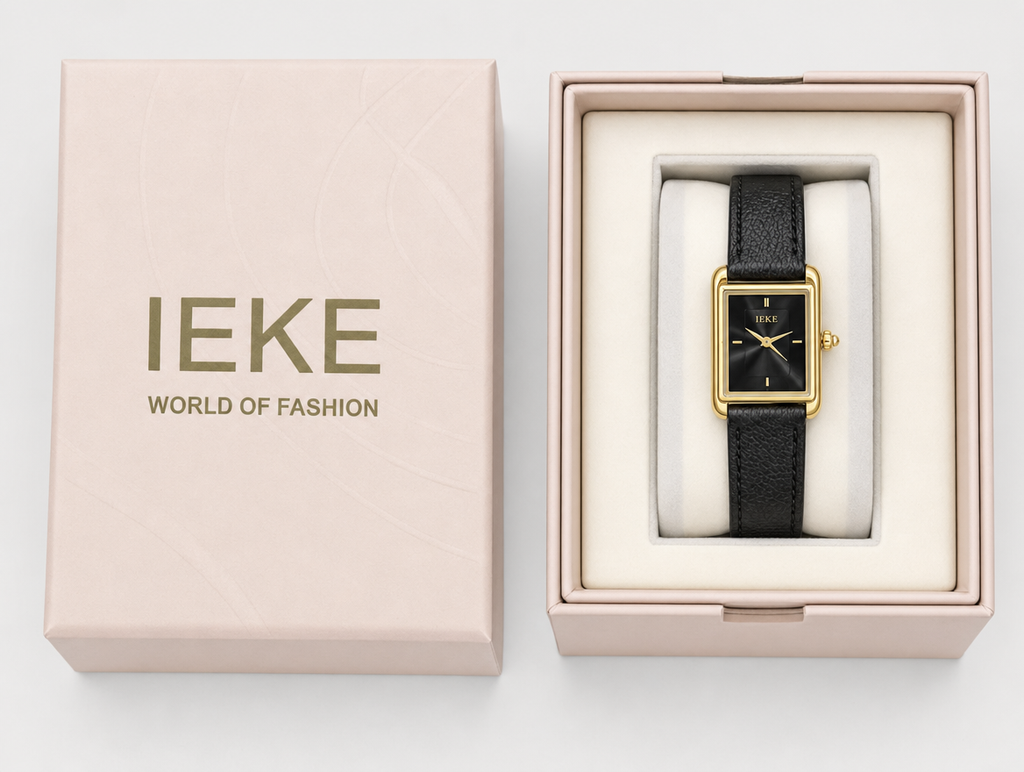 Montre IEKE Rectangle Noir