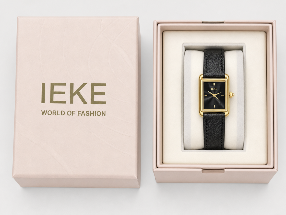 Montre IEKE Rectangle Noir