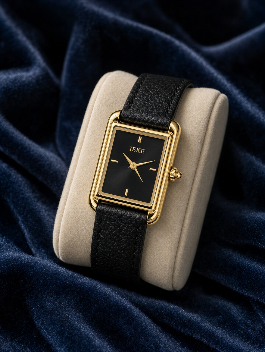 Montre IEKE Rectangle Noir